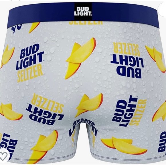 CRAZYBOXER Bud Light Seltzer Mango Men's Boxer briefs (Creative Packaging) - Picture 4 of 5